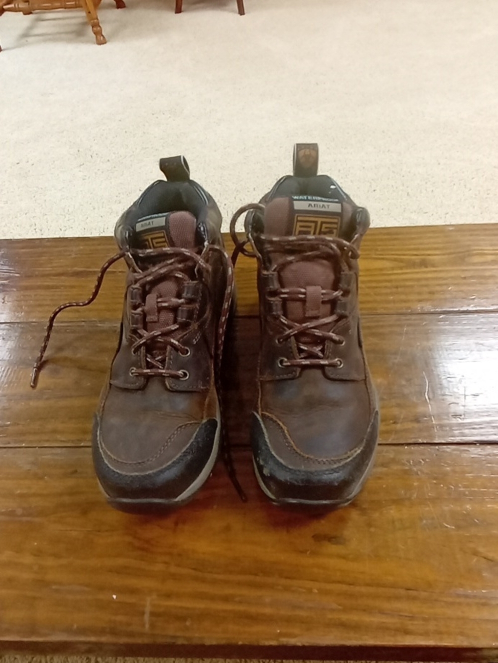 Ariat Brown Leather Ankle Work Boots. 100004134 (70027)